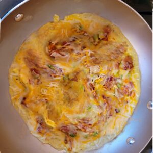 bacon egg and cheese omelet